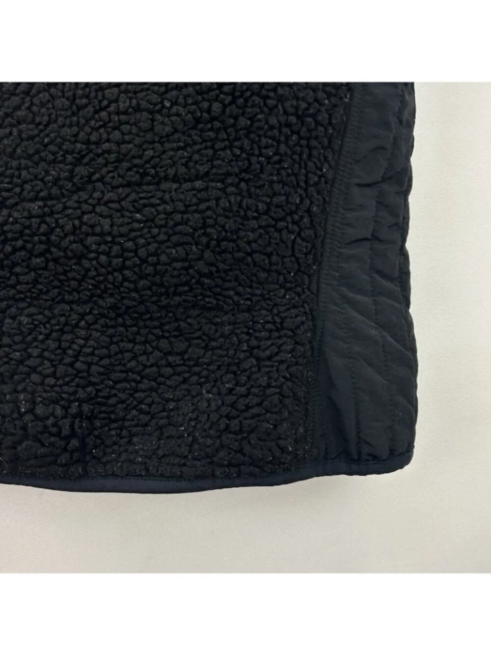 Patagonia Vest Jacket Womens Small Black Synchilla Sherpa Fleece Outdoor Hiking - Picture 10 of 16